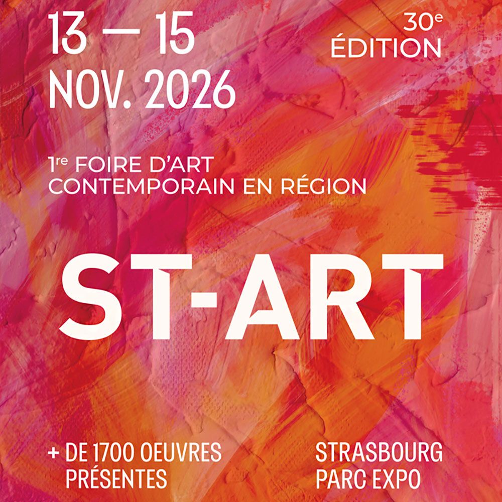Official poster for the 30th edition of the ST-ART fair in Strasbourg