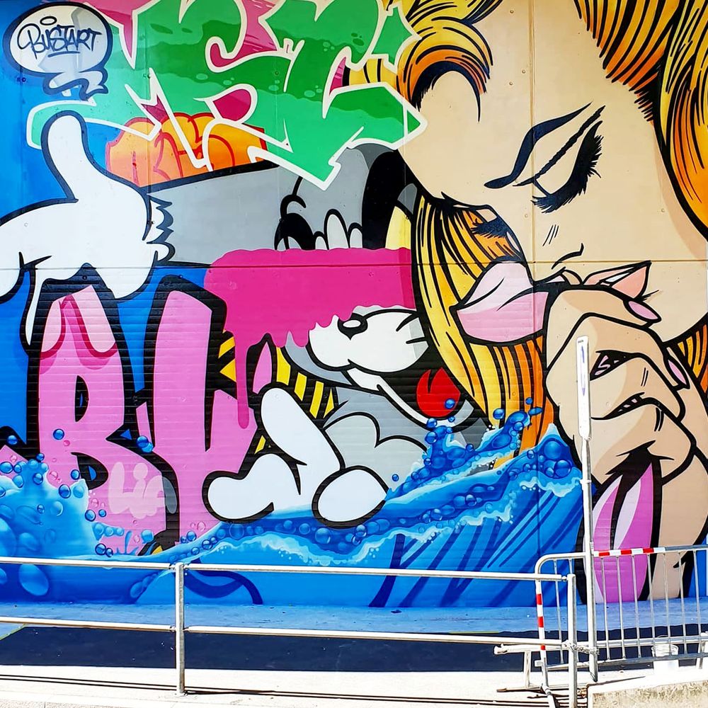 Tour et les hotspots du street art, artistes à Bâle [Suisse]