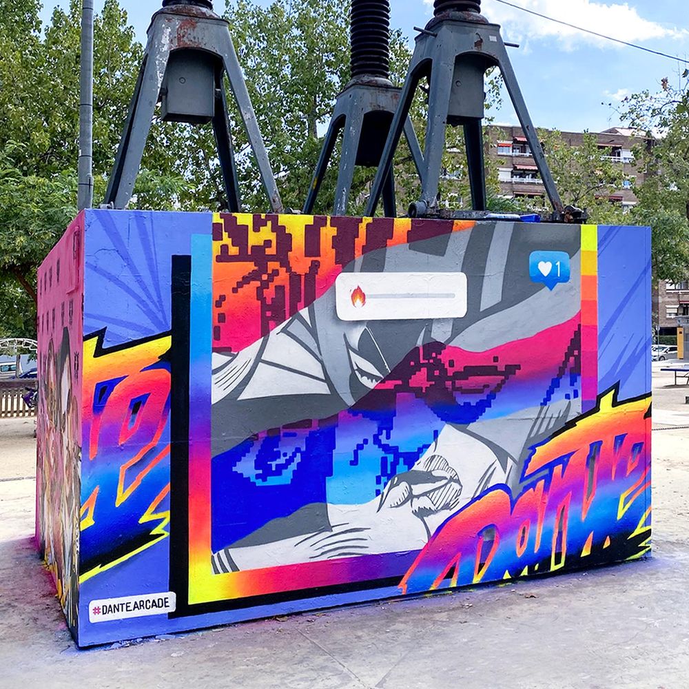 Urbaneez | Dante Arcade | Artist from Murcia | Buy Street Art Online