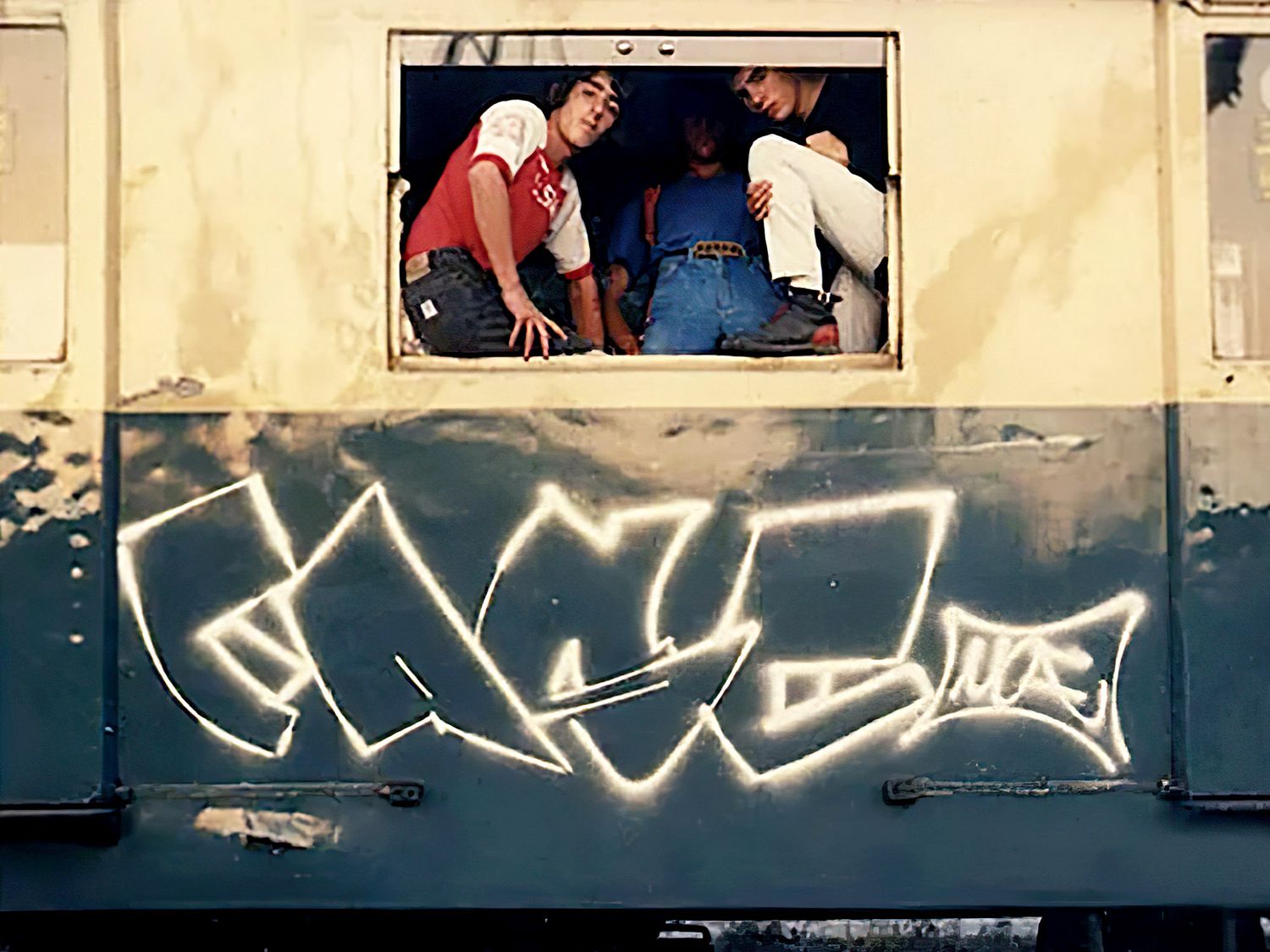 The kids of Barcelona in the 80's, including Fase who became Fasim, were inspired at the time by "Wild Style" and "Subway Art" to create their first letters (©Barcelona Showdown).