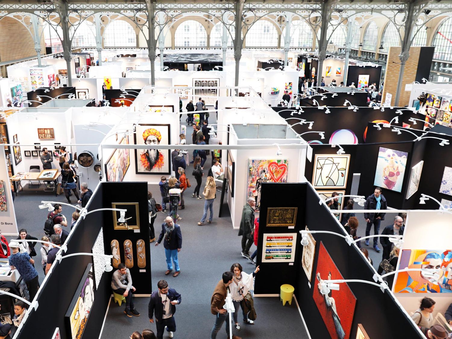 Première foire internationale entièrement dédiée au Graffiti et au Street Art, l’Urban Art Fair est devenue un rendez-vous incontournable au Carreau du Temple, en plein cœur de Paris (©Urban Art Fair).