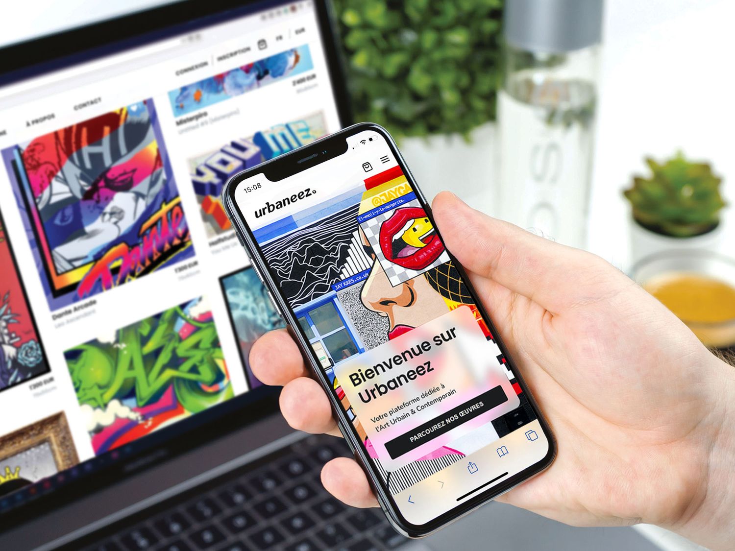 Les ventes en ligne ont considérablement dynamisé l’accessibilité des œuvres d’Art Urbain auprès du plus grand nombre, supprimant les frontières géographiques et apportant un confort inégalé (©Urbaneez).
