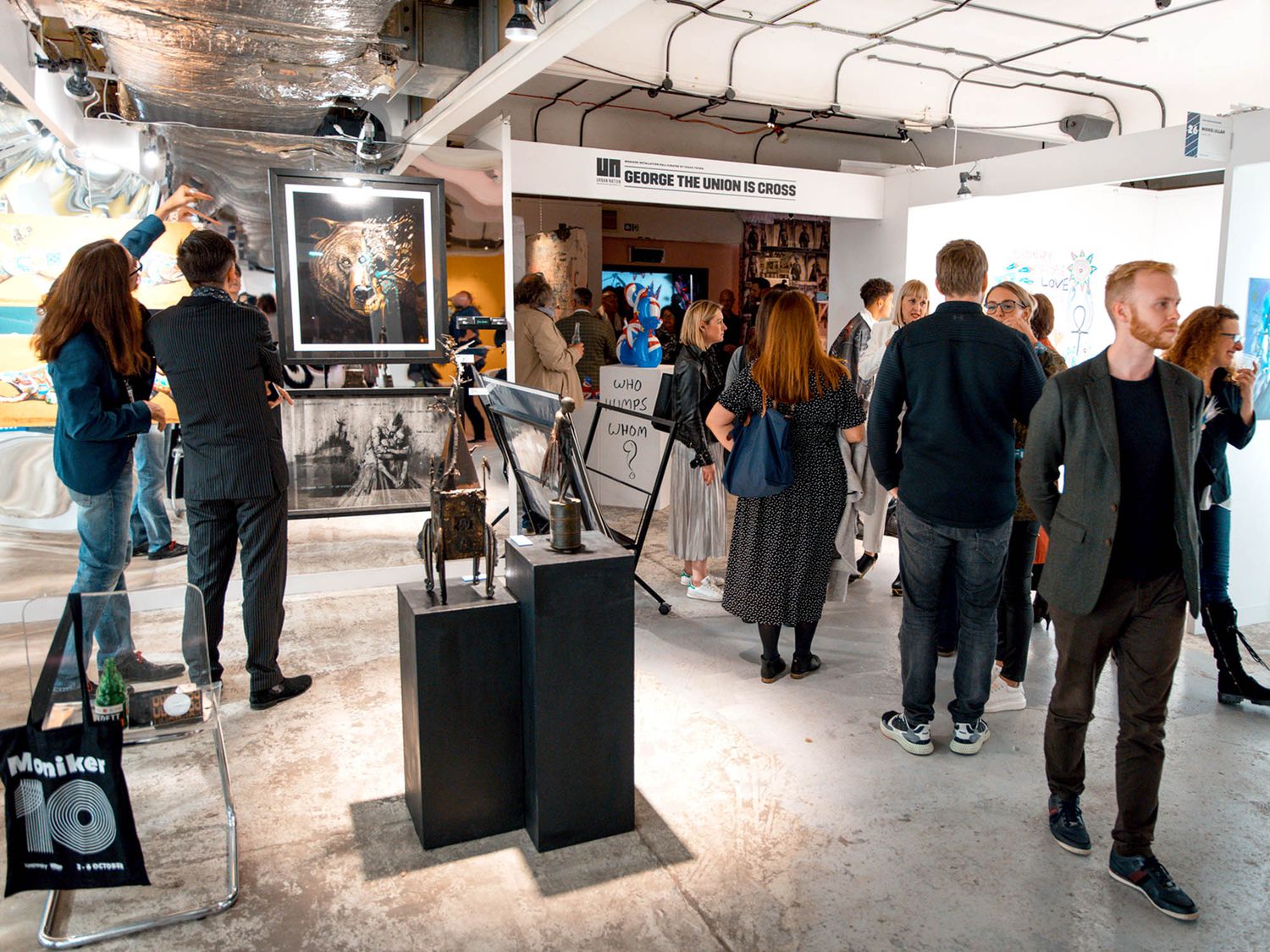 Par son audace et sa vision pionnière, Moniker Art Fair a grandement contribué à l’essor de l’Art Urbain sur le marché de l’art contemporain, et continue aujourd’hui sous d’autres formes (©Moniker).