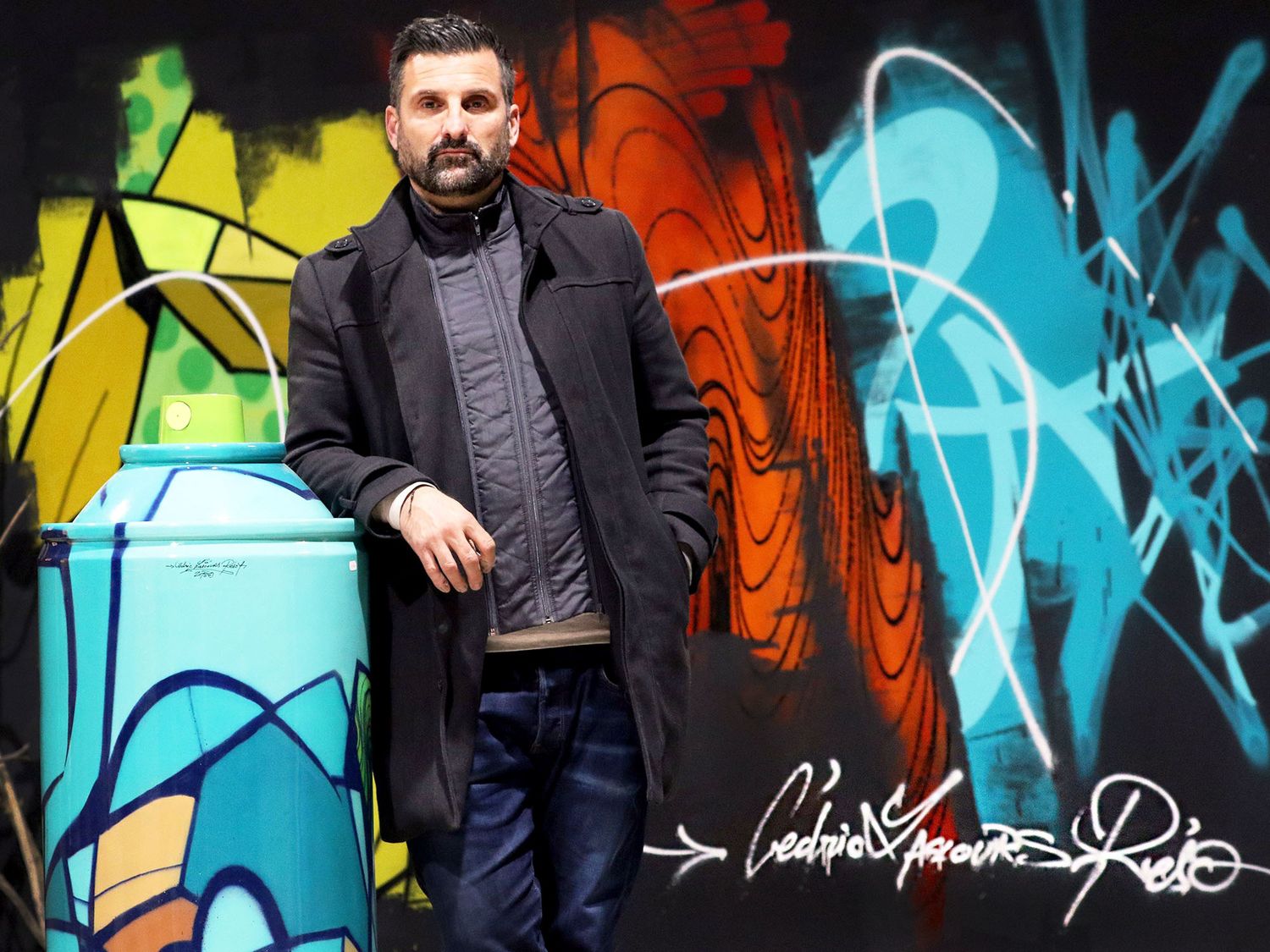 Reconnu par ses pairs, Reso n’a jamais cessé de pratiquer le Graffiti, il est aussi à la tête de l’exposition Mister Freeze à Toulouse et plus récemment Hall 82 à Montauban (©Manuel Massip).