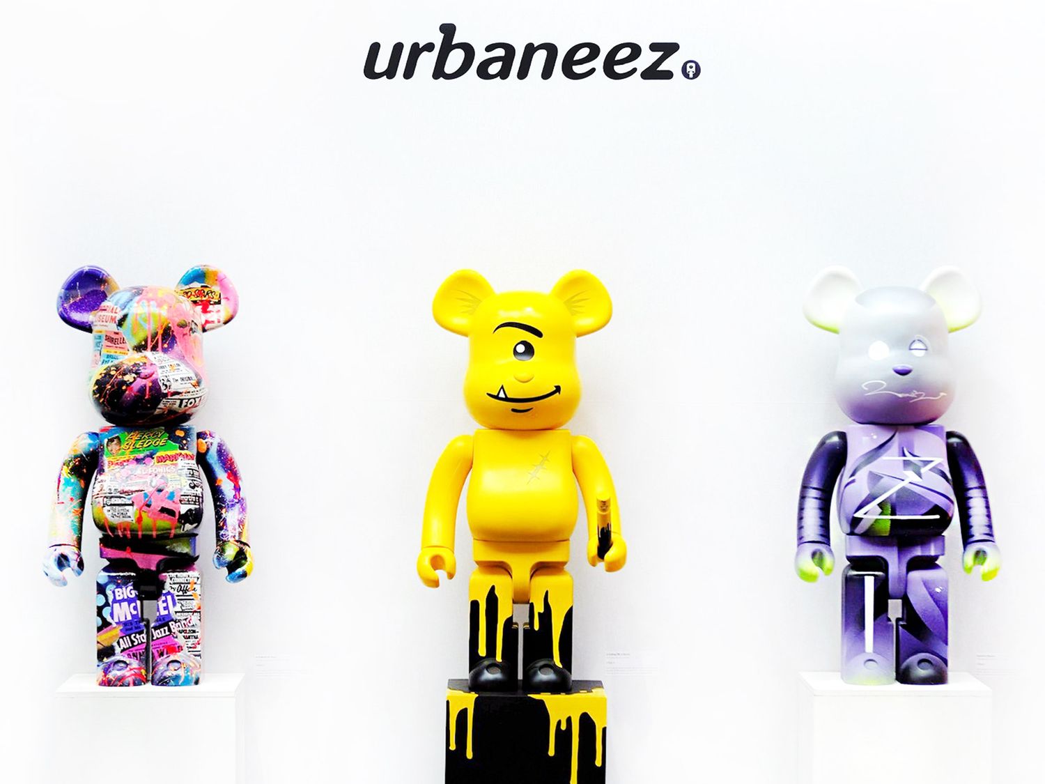À l'occasion de cette première participation, Urbaneez a dévoilé en avant première quelques Bearbricks de sa prochaine collection dont ceux des artistes Jo Di Bona, Le Cyklop et Zurik.