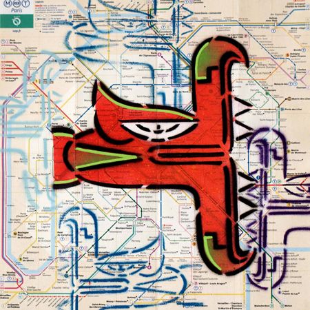 Oré - Subway Map Paris (Red)