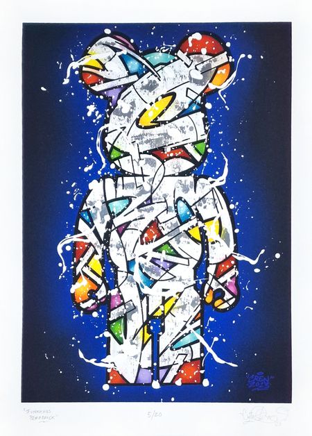 Cren - Funkhaus Bearbrick Print #14 