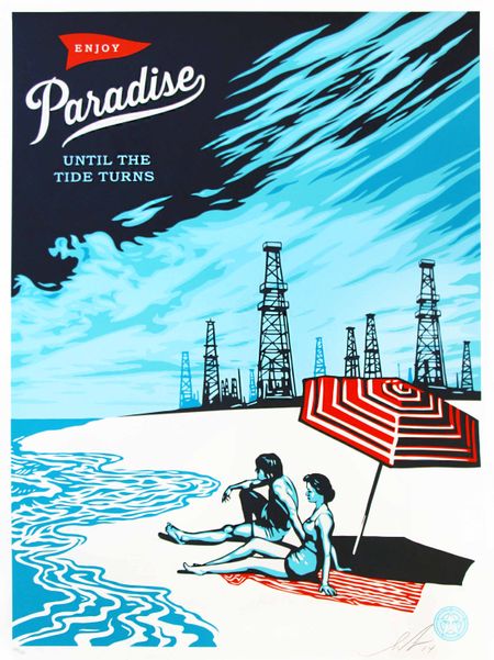 Shepard Fairey (Obey) - Paradise Turns