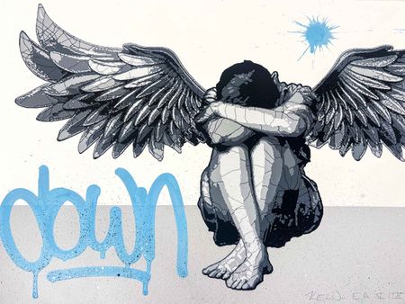 Kelu Abstract - Sorry Angel (Print #2)