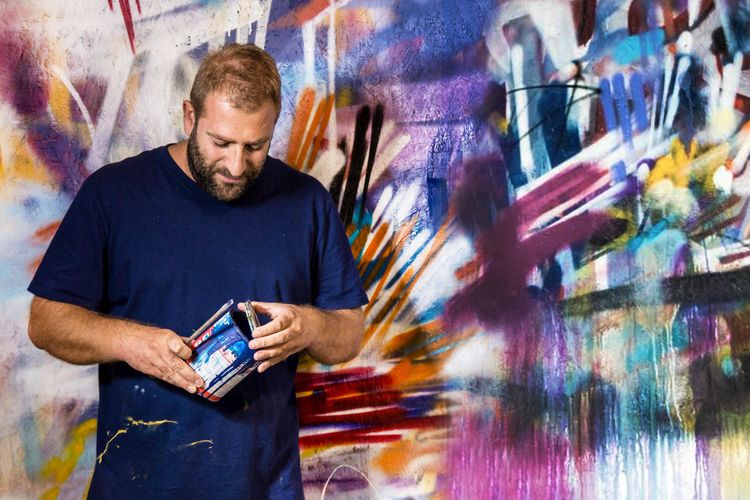 Emanuele Vittorioso: "Mon art est entre Graffiti et Art Abstrait"