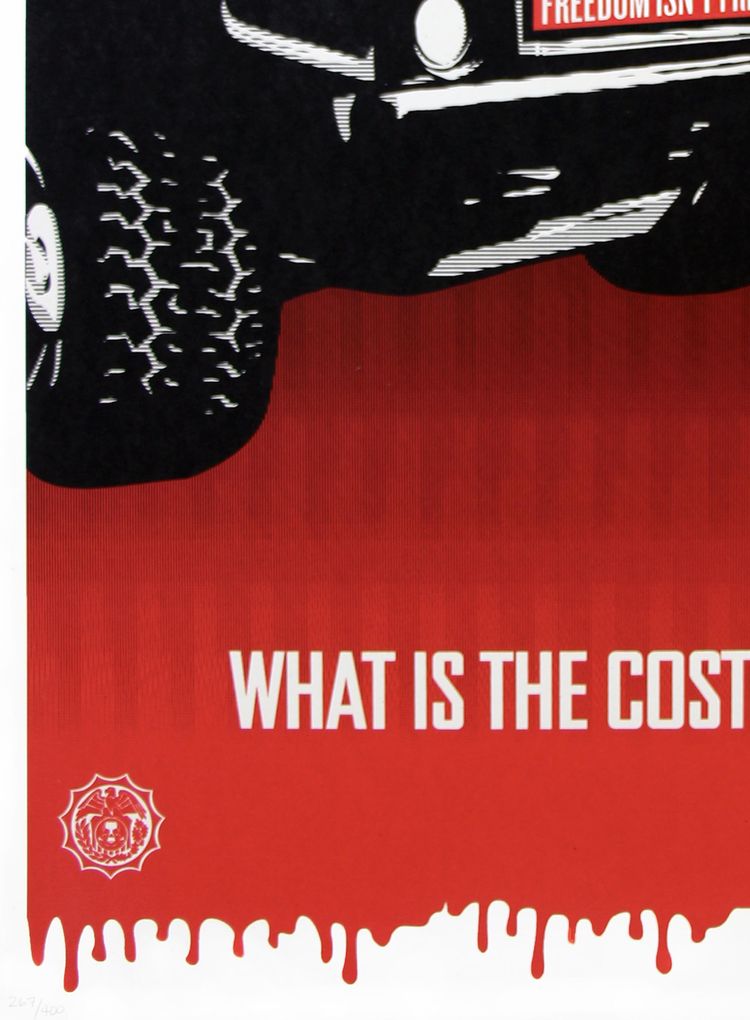 Urbaneez | Cost Of Oil by Shepard Fairey (Obey) | Buy Street Art