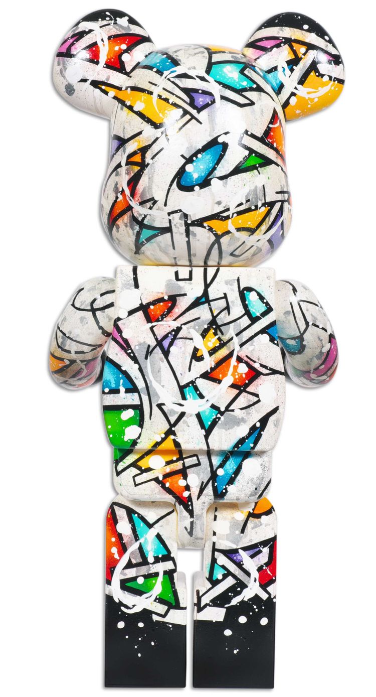 絵画 SR.  BRAND SHOP. Urbaneez | Cren Bearbrick 1000% by Cren | Buy Street Art Art