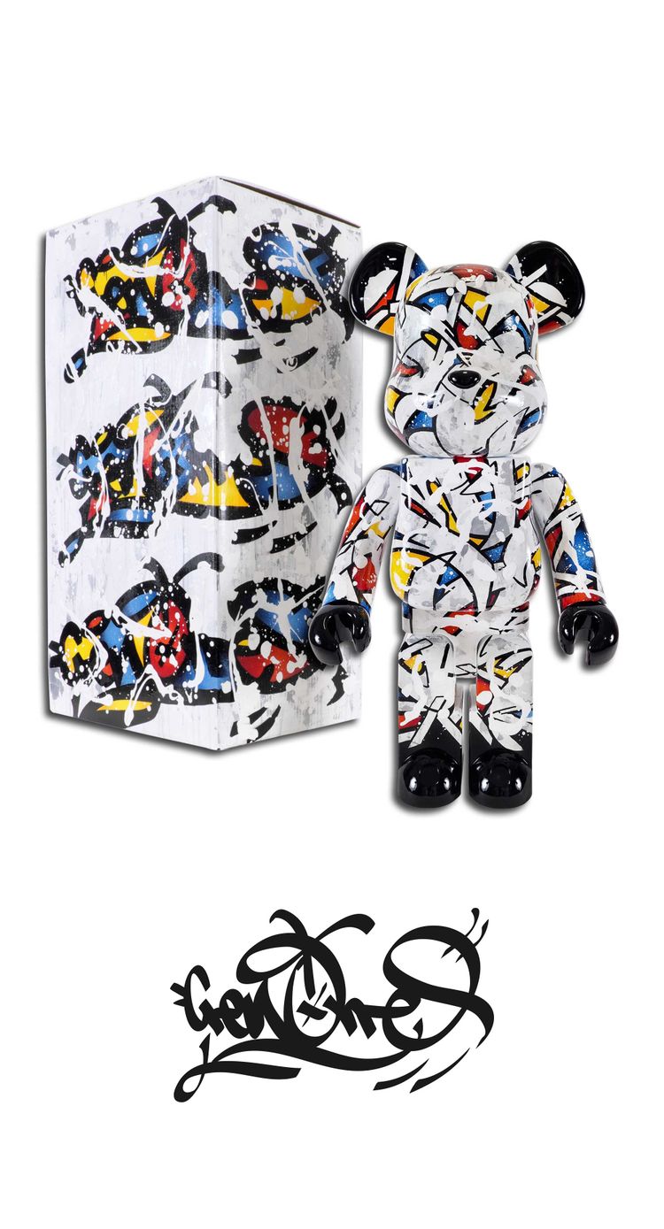 Urbaneez | Cren Funkhaus Primary Bearbrick 1000% by Cren | Buy