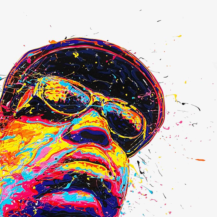 Urbaneez | Notorious Big by Flow | Buy Street Art Paintings